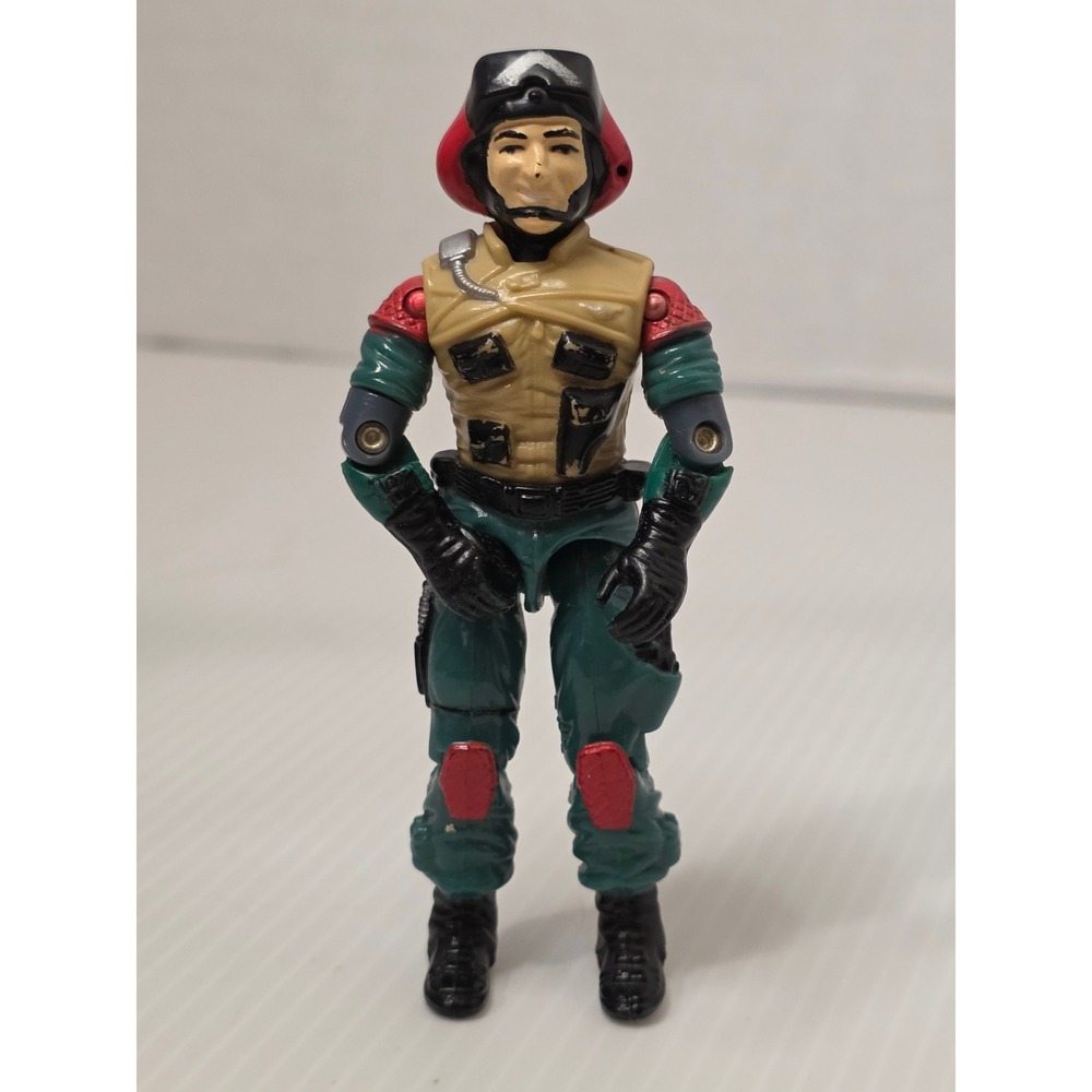 1986 GI Joe Lift Ticket Tomahawk Pilot Action Figure Hasbro ARAH Vintage